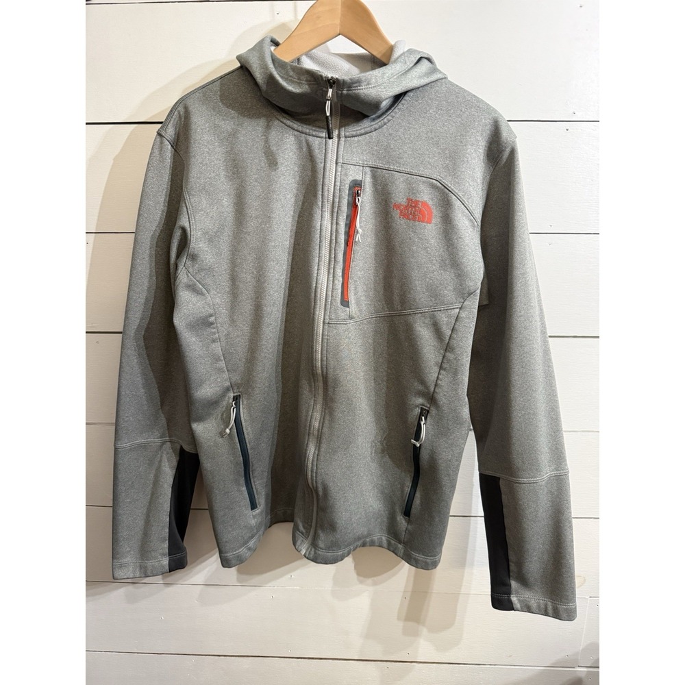 The North Face Canyon Land Club Fleece Heathered Hooded Jacket Men's Large
